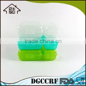 High Production 2 Divided Plastic Sandwich Container Lunch Boxes,bento Sandwich Box Kids, Takeaway Sandwich Boxes Wholesale thumbnail-3