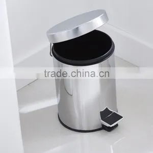 New Series Launch 5L Stainless Steel Waste Bin High Quality 2016 Hottest thumbnail-1