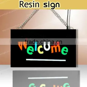 Customized Open Flash Led Sign for Advertising and Promotion . Led Resin Sign / Led Open Sign thumbnail-4