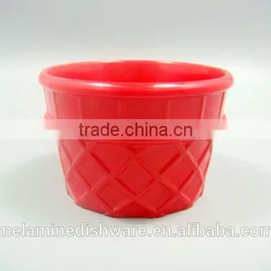 Red Solid Color Soup Cup Milk Cup for Kid and Children thumbnail-1