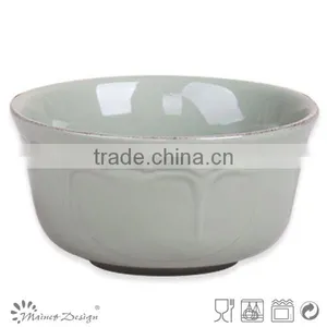 Round Stoneware Ceramic Cheap Solid Color Bowl thumbnail-4