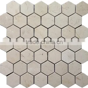 MM-CV229 Affordable Modern Home Design Natural Stone Hexagon Marble Mosaics and Tiles thumbnail-1