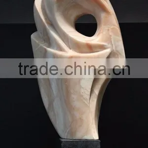 Art Deco Modern Abstract Love Stone Sculpture Statues thumbnail-2
