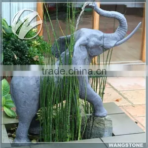 Decorative Outdoor Stone Elephant Water Fountain thumbnail-1