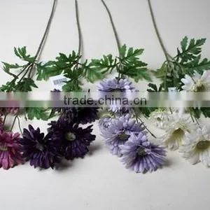 White Decorative Artifial Gerbera Flower for Landscaping Decoration thumbnail-6