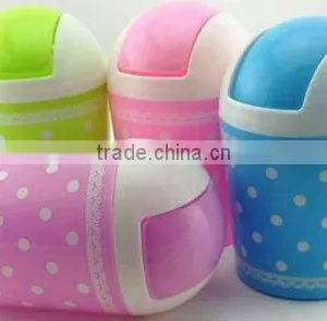 Mini Plastic Trash Can thumbnail-1