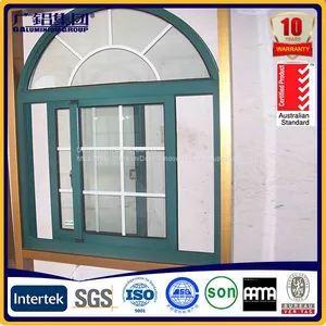 Double Panels Aluminium Glass Window Villa Interior Bedroom Air Insulation thumbnail-5