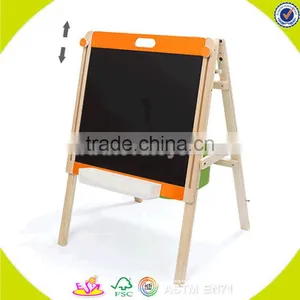 Wholesale High Quality Wooden Small Blackboard Fashion Kids Wooden Small Blackboard W12B058 thumbnail-2