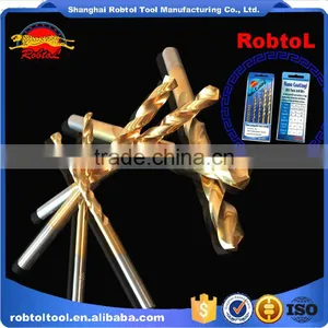 6pcs Nano Titanium Coating Straight Shank Hss Twist Drill Bits Cobalt Fully Ground Bright Finish Drilling Metal Forged Alloy thumbnail-2