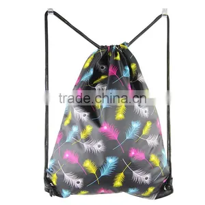 Soft-loop Style and Polyester Material Promotional Drawstring Bag thumbnail-4