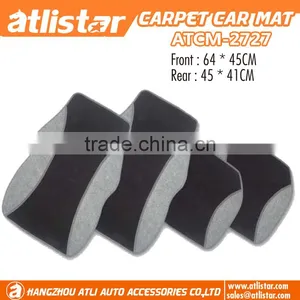 2017 Hot Sale Black Backing Car Mats in Carpet Material thumbnail-1