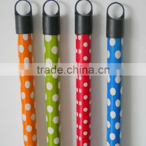 Sweeping Colorful Handle Wooden Broom Coated Pvc thumbnail-5