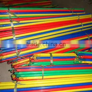 PVC Coated Wooden Broom Handles Stick thumbnail-1