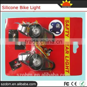 Multi-Color Bicycle Headlight Silicone Bike Light For Safety Travel thumbnail-6