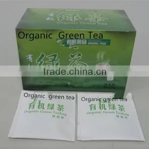 2017 EU USDA Certificate Organic Green Tea Bag Chinese Hot Sale Best Green Tea Brand Organic Green Tea 2g *20 Bags/box thumbnail-3