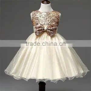 Girl Formal Dress Ceremony 2016 New Sleeveless Children Wedding Birthday Dresses For Girls Toddler Girls Clothes Kids Party Wear thumbnail-5