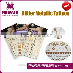New 2016 Hot-sale Cheap Metallic Temporary Tattoo thumbnail-1