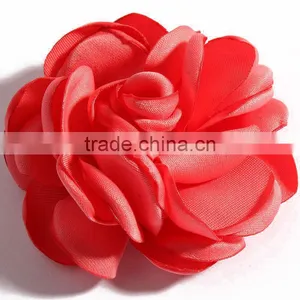 Handmade Singe Fabric Flower Clip for Kids Hair Accessories thumbnail-6