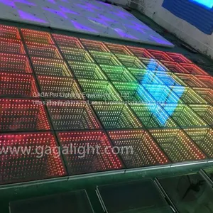 Зеркальная 3D LED танцевальная площадка для эффекта 