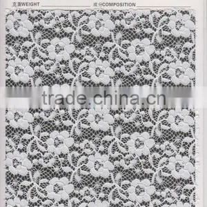 Stretched Nylon Lace Fabric for Apparel Such as Garment, Bridal Gown, Hats, Scarf and Curtain thumbnail-3