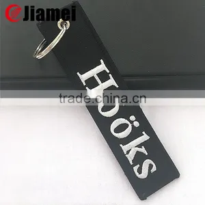Cheap Custom Lanyard Key Tags Embroidered Keychains thumbnail-1