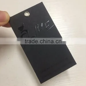 2016 Custom High Quality Hang Tags With Spot UV Logo thumbnail-3