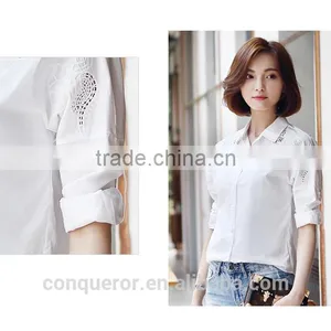 Business Women Popular and Beautiful Cotton Shirt thumbnail-4