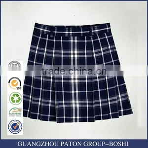 The British Girls' Plaid Skirt Scotland Pleated Skirt Student Uniform Skirt Custom thumbnail-1