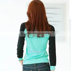 Women t - Shirt 3/4 Sleeve Raglan Baseball, 100% Cotton thumbnail-2