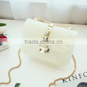 HFR-YB22 2017 the Most Popular Lady Leathercolorful Rubik Cube Handbag Import Wholesale thumbnail-4