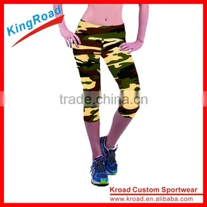Factory Custom Women New Design Yoga Pants and Fitness Capri Leggings thumbnail-2