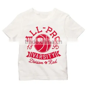 2014 Boy Cotton Baseball T-shirt Short Sleeves Sports Shirt for Kids Printing Top thumbnail-1