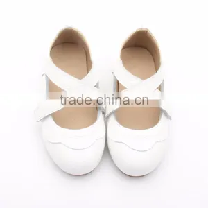 Plain White Leather Baby Mary Jane Shoes Girls Dress Shoes thumbnail-1