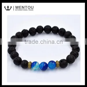 New Designs Hot Sale Lava Beads Bracelet thumbnail-4