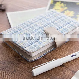 2017 Fashion A6 Cloth Cover Daily Planner /weekly Planner/monthly Planner With Metal Clip/clasp thumbnail-3