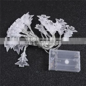 PVC LED String Fairy Lights Christmas Wedding Party Decor Transparent Clear Christmas Tree 2.5m Long thumbnail-2