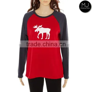 FACTORY Staghorn Printed Christmas Raglan Kid Clothes thumbnail-1