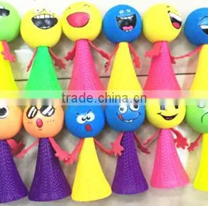 Customized Fidget 12pcs Face Printing Jumping Elf Plastic Jump Elf Bounce Toy Kids Jumping Elf Toys thumbnail-1