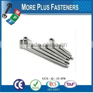 Made in Taiwan DIN 94 Stainless Steel Split Cotter Pin ISO 1234 Splinte Cotter Pin thumbnail-1