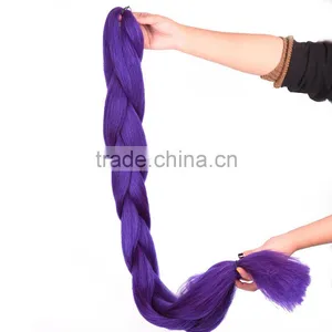 Xuchang Factory Wholesale Crochet Braid Hair, Free Sample Yaki Jumbo Hair Braids thumbnail-2