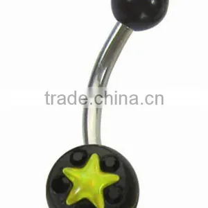 Five Pointed Star Piercing Body Jewelry Display thumbnail-1