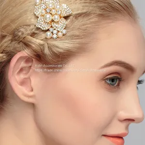 Fashion Hair Accessories Pearl Comb thumbnail-1