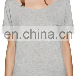 T-shirt Manufacturer Custom Short Sleeve Viscose Jersey Blank T-shirt thumbnail-2