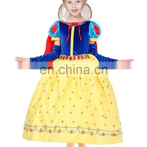 2016 Halloween,Frozen Elsa Girl Party Dress , The New Children Dress Roses Frozen Elsa ANNA Dress Snow White A2726 thumbnail-1
