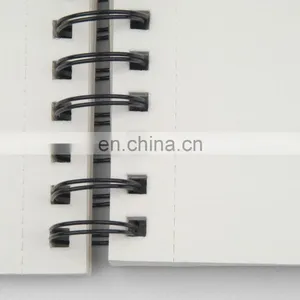 150gsm 60 Sheets Peforated Wire Bound Grey Hard Cover A3 Sketch Pad thumbnail-5
