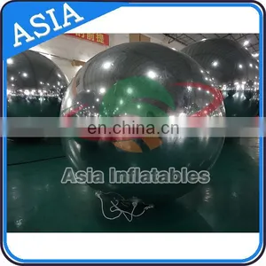 Inflation Silver Mirror Balloons Commercial Use / Inflatable Mirror Balloon Shining / Inflatable Mirror Balls thumbnail-3