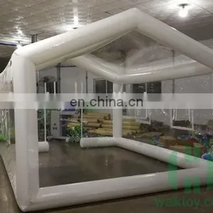 0.45mm Pvc Tarpaulin Transparent House Shape Inflatable Easy up Beach Tent Outdoor Camping Bubble Tent thumbnail-5