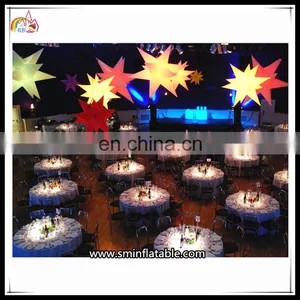 Lighting Star Wedding Party Decoration Hanging Inflatable Best Price LED Light Star thumbnail-1