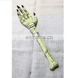 Decorative PU Hand Skeleton With Silver Handcuff for Halloween, Carnival, Dress up and Party thumbnail-1