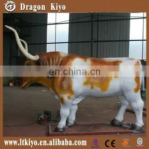 2016 Theme Park Mechanical Animals Moving Simulation Cow thumbnail-2